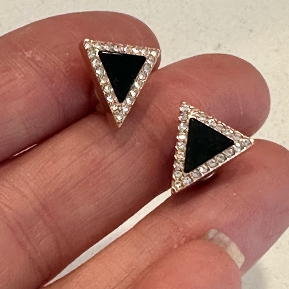 Michael Kors Triangle Stud Earrings - image 6